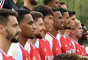 Men's Team Photo 2023-24 Collection: Arsenal FC 2023-24: Unity and Determination - A Powerful Bond