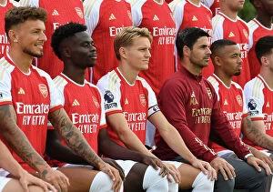 Men's Team Photo 2023-24 Collection: Arsenal FC 2023-24: Unity and Determination - The First Team's Reveal