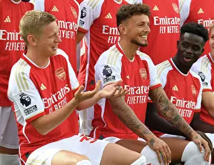 Men's Team Photo 2023-24 Prints: Arsenal FC 2023-24: Unity and Determination - The First Team