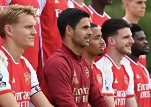 Men's Team Photo 2023-24 Prints: Arsenal FC 2023-24: Unity and Determination - The First Team