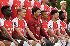 Images Dated 18th September 2023: Arsenal FC 2023-24: Unity and Determination - The Team's Unified Front