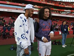 Arsenal FC: Aubameyang and Guendouzi Pre-Match Huddle vs Sheffield United (Premier League, 2019-20)