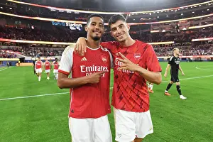 Arsenal & FC Barcelona: A Pre-Season Showdown in Inglewood - Saliba and Havertz Unite Post-Match