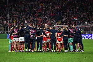Images Dated 21st March 2023: Arsenal and FC Bayern Munchen Square Off in UEFA Women's Champions League Quarter-Final