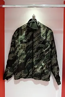 Arsenal FC: Ben White's Warm-Up Jacket in the Emirates Dressing Room (Arsenal v Sheffield United, 2023-24)