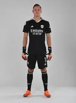 Arsenal FC: Bernd Leno at 2020-21 First Team Photocall