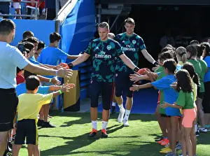 Arsenal FC: Bernd Leno Prepares for Arsenal v ACF Fiorentina at 2019 International Champions Cup, Charlotte