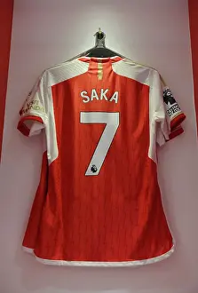 Arsenal FC: Bukayo Saka's Match-Ready Gear for Arsenal v Fulham (2023-24)