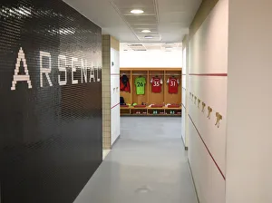 Arsenal V Burnley 2019-20 Prints: Arsenal FC: The Calm Before the Storm - Arsenal Changing Room, vs Burnley (2019-20)