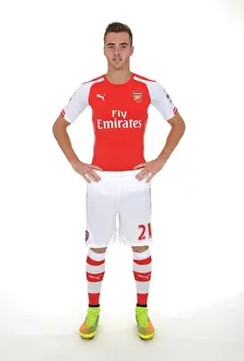 Arsenal FC: Calum Chambers at Emirates Stadium (2014-15 Photocall)