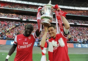 Arsenal FC Celebrates FA Cup Victory: Print of 2014 Final. Art