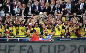 Arsenal FC Celebrates FA Cup Victory: Aston Villa vs. Arsenal, FA Cup Final 2015