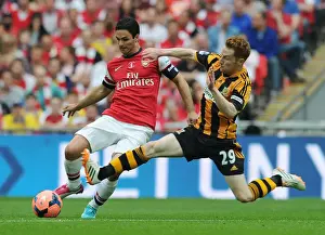 Arsenal FC Celebrates FA Cup Victory over Hull City at Wembley Stadium