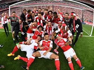 Arsenal FC: Celebrating FA Cup Victory over Chelsea, 2017