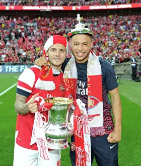 Arsenal FC: Celebrating FA Cup Victory - Jack Wilshere and Alex Oxlade-Chamberlain