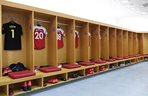 Arsenal V Chelsea 2018-19 Prints: Arsenal FC Changing Room Before Arsenal vs