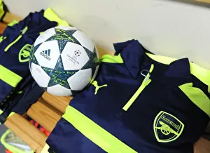 Arsenal FC Changing Room Before UEFA Champions League Match against PFC Ludogorets Razgrad, 2016