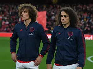 Arsenal FC: David Luiz and Matteo Guendouzi Pre-Match Huddle vs Crystal Palace (Premier League 2019-20)