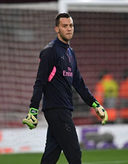 Images Dated 13th December 2018: Arsenal FC: Dejan Iliev Prepares for Qarabag Clash in Europa League
