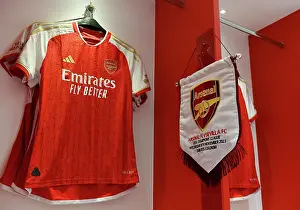 Arsenal V Sevilla 2023-24 Prints: Arsenal FC Dressing Room Unveiled: Arsenal vs Sevilla, UEFA Champions League 2023/24