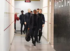 Arsenal V Fulham 2018-19 Prints: Arsenal FC: Eddie Nketiah's Pre-Match Routine vs Fulham (Premier League, 2018-19)
