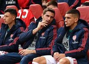Arsenal FC: Emi Martinez and Lucas Torreira Pre-Match Huddle vs AFC Bournemouth (Premier League, 2019-20)
