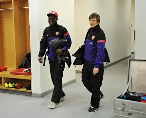 Arsenal FC: Emmanuel Frimpong and Andrey Arshavin Pre-Match Moment vs. West Ham United (Premier League, 2012-13)