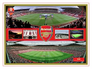 Arsenal FC Framed Stadium Montage Print