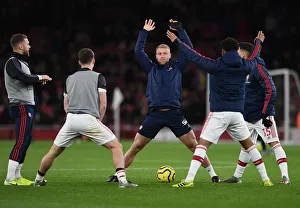 Arsenal V Brighton And Hove Albion 2019-20 Prints: Arsenal FC: Half Time Training with Sam Wilson, 2019-20 Premier League
