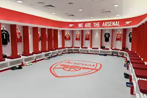 Arsenal V Aston Villa 2023-24 Prints: Arsenal FC: Inside the Dressing Room Before Arsenal v Aston Villa (2023-24) - Barclays Women's Super League