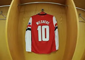 Arsenal FC: Jack Wilshere's Emirates Stadium Changing Room - Arsenal vs. FC Bayern Munich, UEFA Champions League Round of 16 (2014)