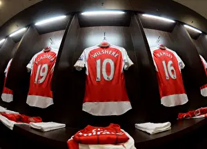 Arsenal FC: Jack Wilshere's Hanging Shirt in Arsenal vs. Everton's 2015 Asia Trophy Clash, Kallang, Singapore