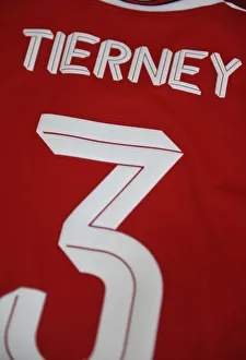 Arsenal V Nottingham Forest Carabao Cup 3rd Rd 2019-20 Prints: Arsenal FC: Kieran Tierney's Pre-Match Routine vs Nottingham Forest (Carabao Cup 3rd Round)