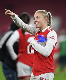 Arsenal Women V Olympique Lyonnais 2022-23 Prints: Arsenal FC: Kim Little's Focused Preparation Before Arsenal vs