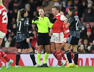 Arsenal FC: Kim Little's Intense Pre-Game Focus Before Arsenal vs. Olympique Lyonnais, UEFA Women's Champions League 2022-23