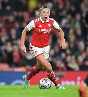 Arsenal FC: Kim Little's Unwavering Concentration Before Arsenal vs. Olympique Lyonnais, UEFA Women's Champions League 2022-23