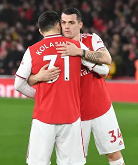 Arsenal FC: Kolasinac and Xhaka's United Moment before the Premier League Clash (2019-20)