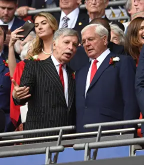 Arsenal V Chelsea - FA Cup Final 2017 Prints: Arsenal FC: Kroenke and Keswick Before the FA Cup Final vs Chelsea