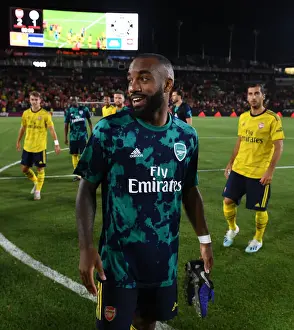 Arsenal FC in LA: Alexandre Lacazette Post-Match against Bayern Munich, 2019