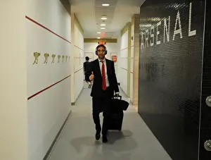 Arsenal Sunderland 2015-16 Prints: Arsenal FC: Mathieu Flamini in the Home Changing Room - Arsenal vs Sunderland
