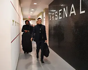 Arsenal V Valencia 2018-19 Prints: Arsenal FC: Mesut Ozil in the Changing Room before Arsenal vs Valencia - UEFA Europa League Semi-Final