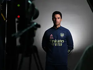 Arsenal FC: Mikel Arteta at 2020-21 First Team Photocall