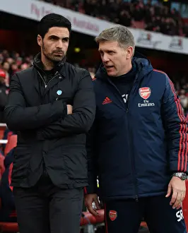 Arsenal V Newcastle United 2019-20 Prints: Arsenal FC: Mikel Arteta and Steve Round's Pre-Match Strategies (Arsenal vs Newcastle United)