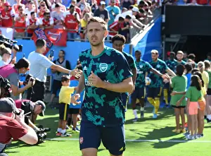 Arsenal V Fiorentina 2019-20 Prints: Arsenal FC: Nacho Monreal Prepares for Arsenal v ACF Fiorentina at 2019 International Champions Cup