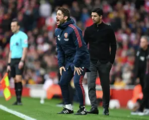 Arsenal V Crystal Palace 2022-23 Prints: Arsenal FC: Nico Jover Coaches at Emirates Stadium during Arsenal vs Crystal Palace