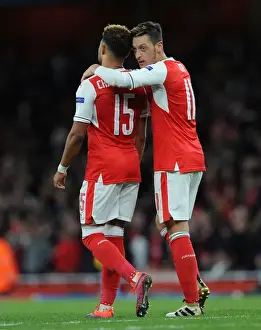 Arsenal V PFC Ludogorets Razgrad 2016-17 Prints: Arsenal FC: Ozil