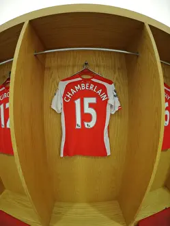 Arsenal V West Bromwich Albion 2014/15 Prints: Arsenal FC: A Peek into Alex Oxlade-Chamberlain's Pre-Match Routine (2014/15)