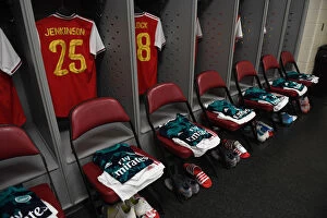 Images Dated 15th July 2019: Arsenal FC: A Peek into Their Pre-Season Changing Room at Colorado Rapids Training