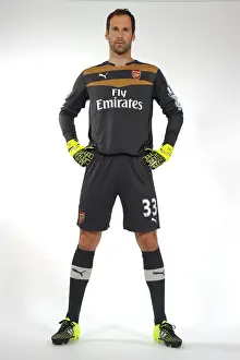 Arsenal FC: Petr Cech at 2015-16 First Team Photocall