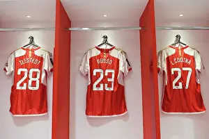 Arsenal FC: Pre-Match Focus - Arsenal Women's Dressing Room, 2023-24: Amanda Ilestedt, Alessia Russo, and Laia Codina Prepare for Arsenal vs Chelsea (Exclusive)